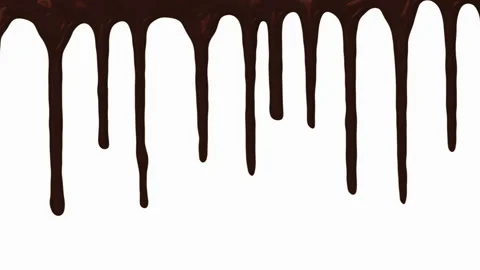 Chocolate streams animation Video stock 93904075
