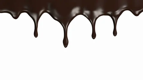 Chocolate streams animation 動画素材 110859877