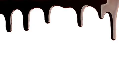 Chocolate streams Stock Photos
