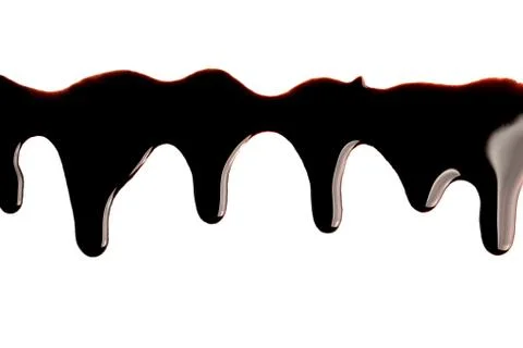 Chocolate streams Stock Photos