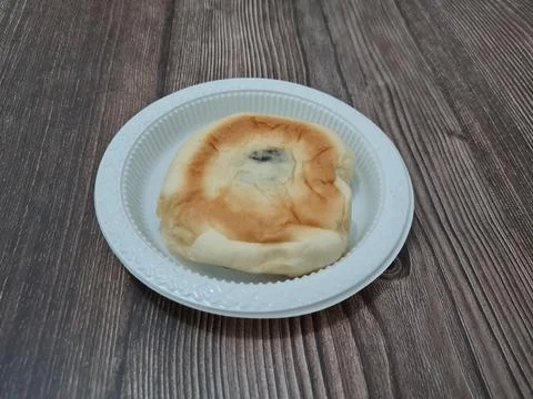 Chocolate stuffed bread Stock Photos