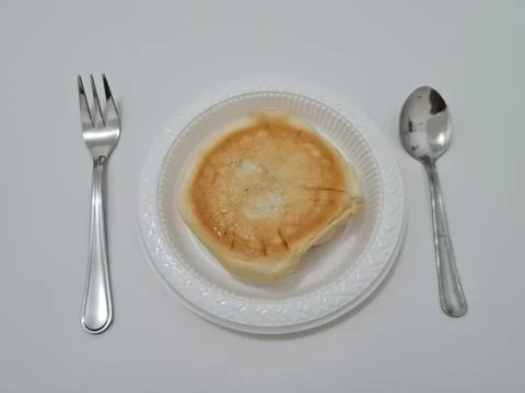 Chocolate stuffed bread Stock Photos