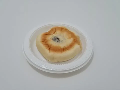 Chocolate stuffed bread Stock Photos