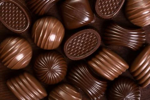 Chocolate sweets Stock Photos