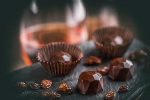 Chocolate sweets Stock Photos