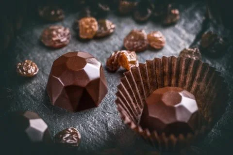Chocolate sweets Stock Photos