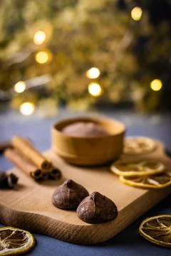 Chocolate sweets Stock Photos