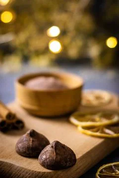 Chocolate sweets Stock Photos