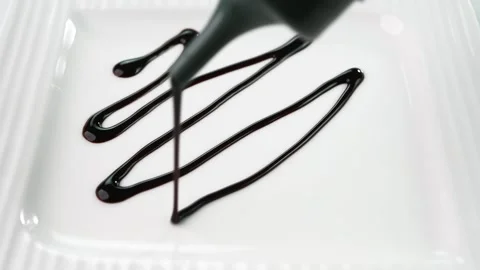 Chocolate syrup design Stock Footage 283820494