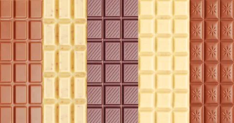 Chocolate tablet Foto stock