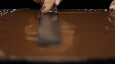Chocolate texture food Stock Footage 34240087