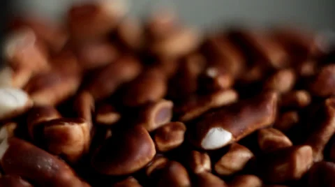 Chocolate Texture. Sweet Bite. Camera Move Stock Footage 35990919