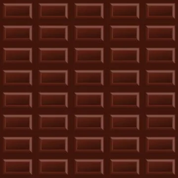 Chocolate tile pattern Stock Illustration