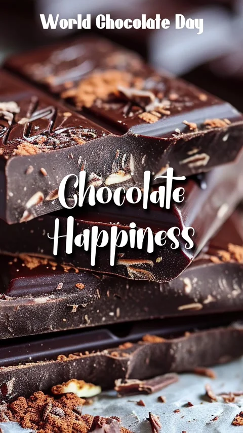 Chocolate Title Quote In Cursive Typography Animation Chocolate Happiness Stockbeeldmateriaal 295494218