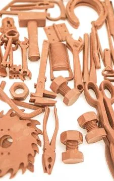 Chocolate tools Foto stock