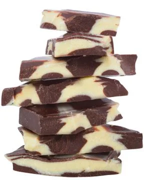 Chocolate tower Stock Photos