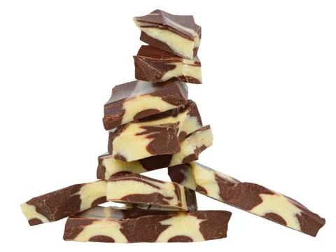 Chocolate tower Stock Photos