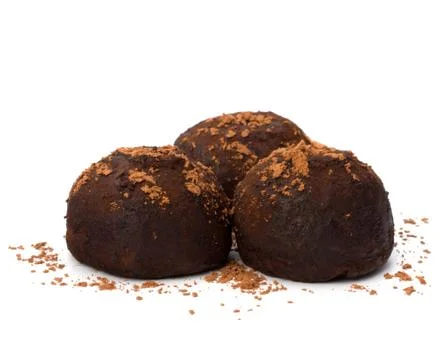 Chocolate truffle candy Stock Photos