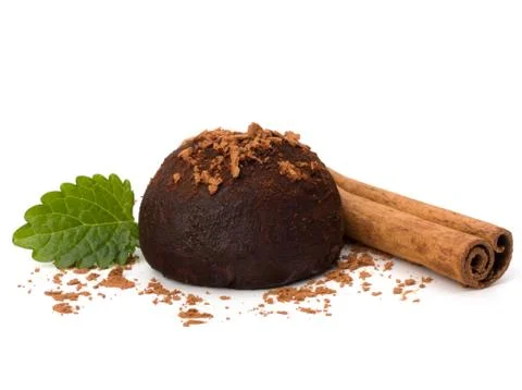 Chocolate truffle candy Stock Photos