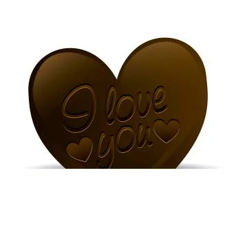 Chocolate truffle over white background. vector illustration Stock Illustration