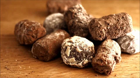 Chocolate Truffle Time Lapse Stock Footage 34097664