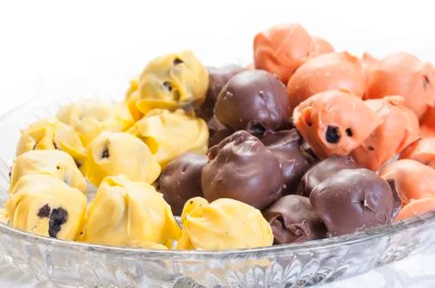 Chocolate truffles Stock Photos