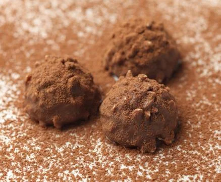 Chocolate Truffles Stock Photos