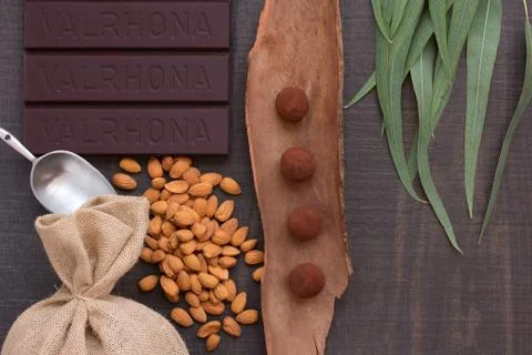 Chocolate Truffles Stock Photos
