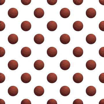 Chocolate truffles seamless pattern wallpaper background design イラスト素材