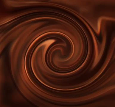 Chocolate Twirl Stock Illustration