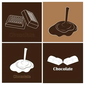 Chocolate vector icon design Stock Illustration