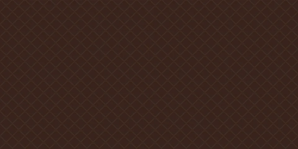 Chocolate wafer 3D seamless pattern graphic illustration. Ice cream cone te.. Stock Illustration