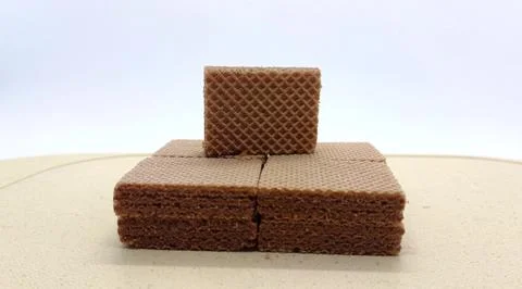 Chocolate wafer Foto stock