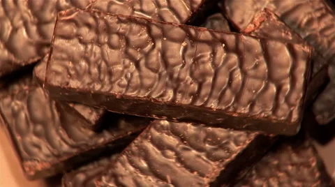 Chocolate wafers 02 (close up) Video stock 44457872
