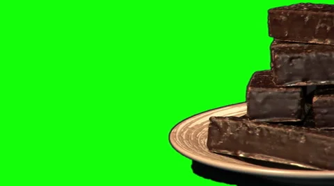 Chocolate wafers 04 Stock Footage 44887927