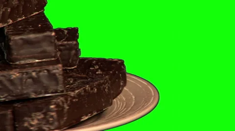 Chocolate wafers 05 Stock Footage 45121424