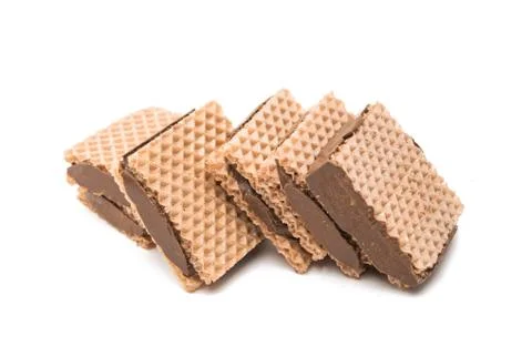 Chocolate wafers Foto stock