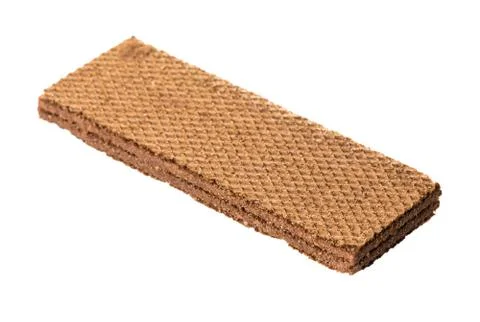 Chocolate waffles close-up Stock Photos