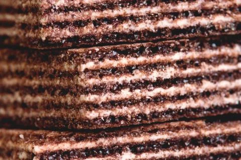 Chocolate waffles texture Stock-Fotos