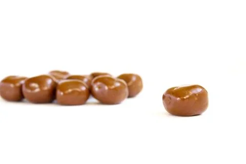 Chocolate on white background Foto stock