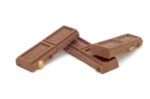Chocolate wits nuts Foto stock