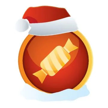 Chocolate Wrapper Button Stock-Illustration