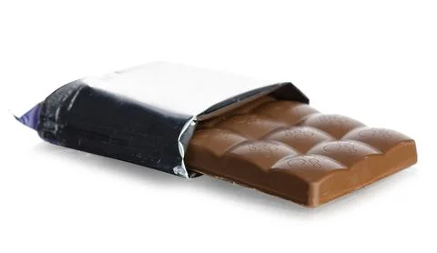 Chocolate in a wrapper Stock Photos
