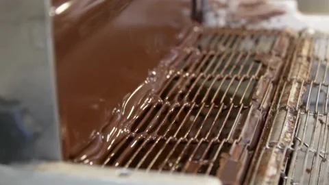 Chocolate wrapping machine close up 스톡 동영상 238502274