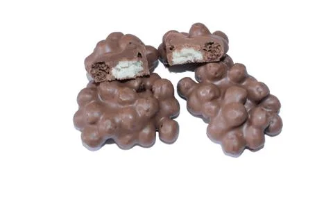 Chocolates and coconut Foto stock