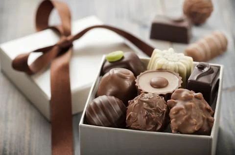 Chocolates Stock Photos
