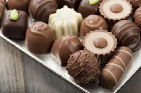 Chocolates Stock Photos