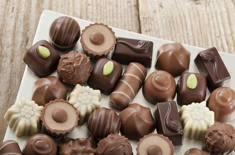Chocolates Stock Photos