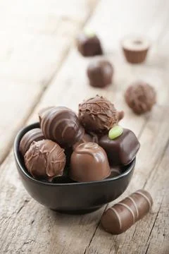 Chocolates Stock Photos