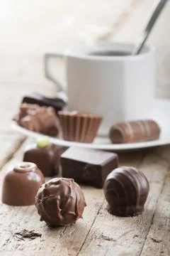 Chocolates Stock Photos
